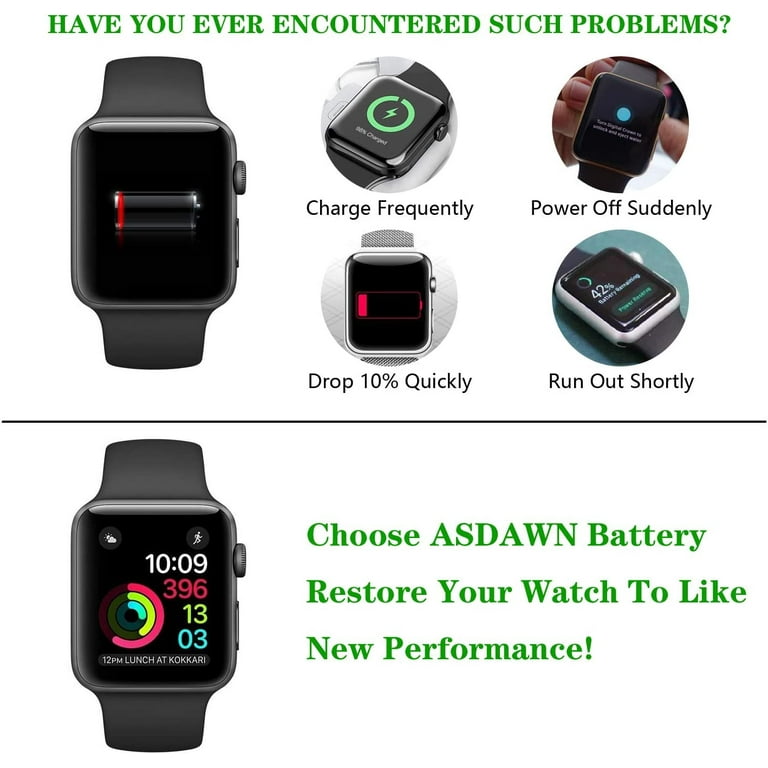 for 40mm Apple Watch Series 5 and SE Battery Replacement 5th Generation with Repair Tool Kit Back Cover Walmart