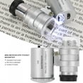 thumbnail image 3 of Magnifying Glass, 60X Mini Microscope Pocket Magnifiers, Adjustable Focal Length Magnifier with LED Light for Jewelry, , Coins, Stamps, Antiques, Engravings, 3 of 8
