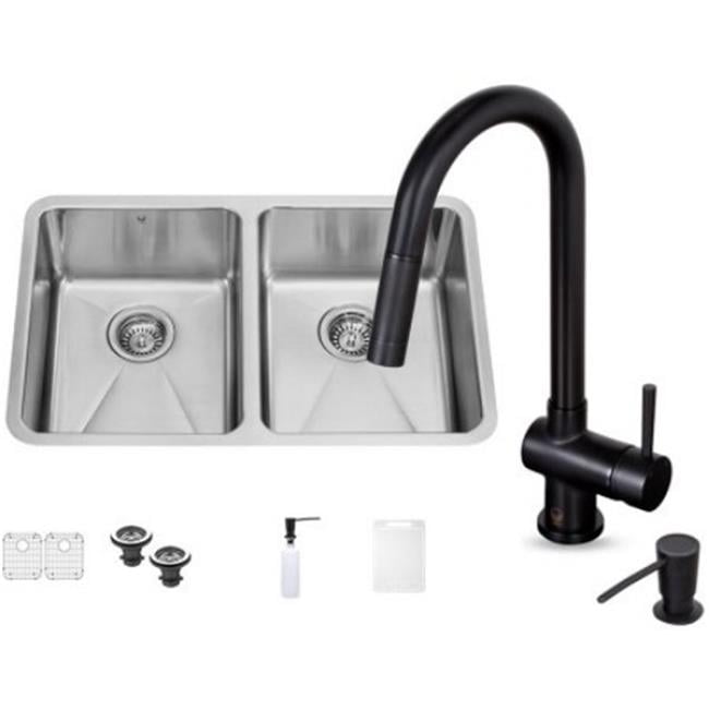 Vigo Vg15361 29 In All In One Stainless Steel Undermount Kitchen