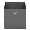 thumbnail image 2 of vidaXL Boîtes de Rangement 4 Pcs Tissu Non Tissé 32x32x32 cm Gris, 2 of 5