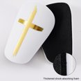 thumbnail image 3 of Soccer Shin Guards Mini Pads de fútbol Equipo de protección (XS) White 2pcs, 3 of 6