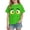 Green, variant on Eltusu Cotton T-Shirts for Boys, Summer Cute Funny Crew Neck Grphic Tee with Short Sleeve Red Size 6 T