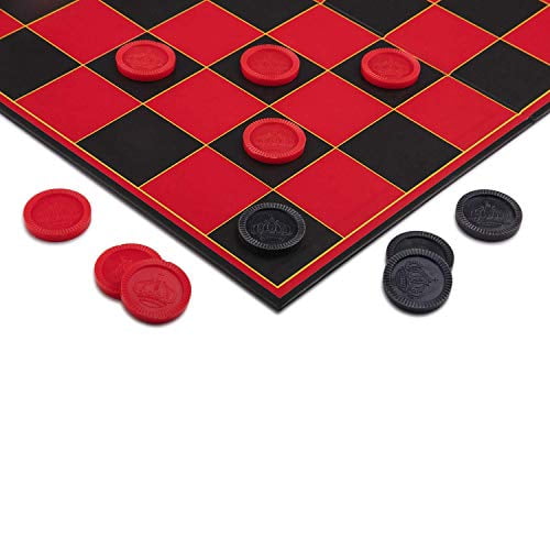Draught Board Game Traditional Classic  Kid Children Adult Family Fun Play Game 