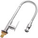 thumbnail image 1 of Outdoor Kitchen Sink Faucet - 360 Rotatable Single Hole Single Handle Cold Water Kitchen Faucet Flexible Neck Laundry Room Tap Bar Garden Outdoor Fauc, 1 of 4