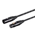 thumbnail image 1 of Cable de micr&oacute;fono XLR monopricante de 10 pies-Audio anal&oacute;gico XLR-M a XLR-F 24AWG Negro SimplyASP Tech No, 1 of 3
