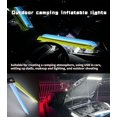 thumbnail image 2 of New Portable Inflatable Folding Lamp Handheld Suspension Magnetic Suction Tent Light Camping Outdoor Lamp USB Charging M -65cm- Green, 2 of 6