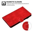 thumbnail image 2 of Dteck Lenovo Tab M10 HD 2nd Gen Case 10.1 Inch 2020 (Model: TB-X306F TB-X306X), Matte PU Leather Stand Protective Folio Case Auto Wake Sleep Smart Cover for Lenovo Tab M10 HD 10.1" , Red, 2 of 5