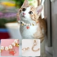 thumbnail image 5 of Collar de perlas para perros, joyería para cachorros, collar de boda con brillantes diamantes de imitación para gatos para mascotas, 5 of 5