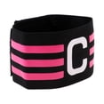 thumbnail image 1 of 2x 1 Unidad de Brazalete de Baloncesto y Fútbol Decoración para Entusiastas de ejercicio de Pelota shamjiam Capitán Brazalete, 1 of 8