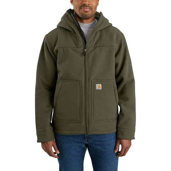 Carhartt Men's Super Dux Relaxed Fit Sherpa-gefütterter Active Jac Outerwear, Moss, XL