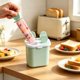thumbnail image 1 of Molde de plástico para paletas heladas con tapa – Molde reutilizable de 4 cavidades para helados caseros, paletas de frutas y paletas de yogur congeladas., 1 of 6
