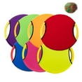 thumbnail image 2 of Children Adult Outdoor Interactive Collaboration Game Parent Child Party Elastic Disc Paddle Ball Fun Game Throwing Training Toy, 2 of 6