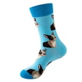 thumbnail image 3 of Animal Print Cotton Socks Cute Comfortable Casual Birthday Novelty Socks, 3 of 3