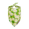 thumbnail image 2 of CBFFDC Pet Neckerchief Adjustable Pet Bandana Triangular Shape Breathable Floral Print Comfortable Soft Collar Scarf for Small Dogs, 2 of 6