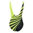 thumbnail image 5 of Sopiago Swim Suits for Women 2024 Womens Plus Size Color Block Knot One Piece Swimsuit Tie Side Tummy Control Bathing Suits Yellow,L, 5 of 5