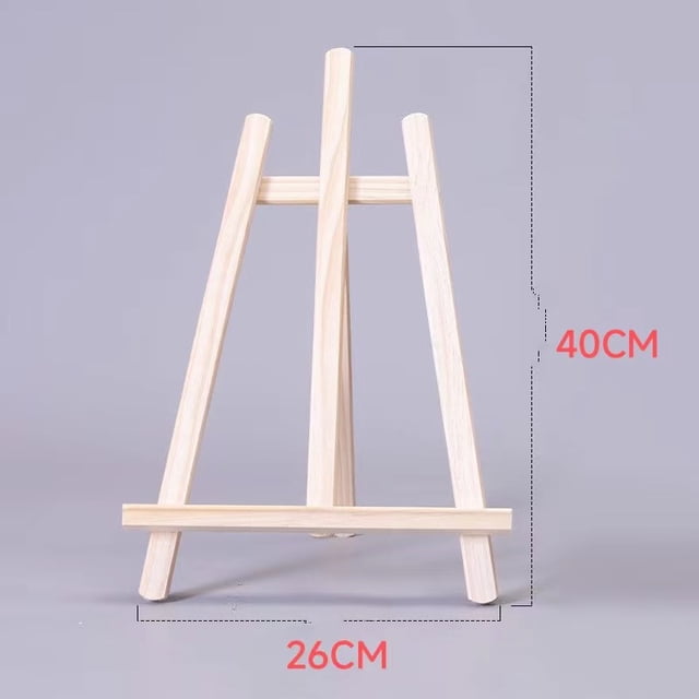 Mini caballete de madera de escritorio para niños, pequeño caballete plegable para óleo, caballete de mesa, trípode