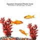 thumbnail image 1 of Planta de Agua Adorno de Acuario Coral de Plástico ANGGREK Verde Rojo 11 x 7 x 40 cm, 1 of 8