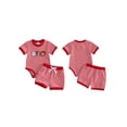 thumbnail image 2 of BemeyourBBs Baby Boys Girls Football Birthday Outfits 1st Years Old Birthday Clothes Short Sleeve Soccer Embroidery Striped Romper Top with Pockets Shorts 2Pcs Set Infant Baby Boy Girl Summer Clothes, 2 of 9