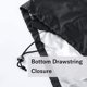 thumbnail image 4 of Grill Cover- 420DHeavy-Duty Water Proof Patio Outdoor Black Canvas Oversize BBQ Barbecue Smoker Grill Cover, 4 of 5