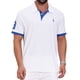 thumbnail image 1 of CAMISA POLO DE PIQUÉ PARA HOMBRE INSPIRADA EN EL DÍA DEL PADRE, CON PATTERN Y COLOR DE CONTRASTE, CAMISA DE GOLF L BLANCA, 1 of 6