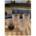 thumbnail image 2 of Kitchen Utensil Set Diamond Cut Acrylic Glasses Drinking Set of 4 (12oz), Plastic Drinking Glasses, BPA Free Cocktail Glasses, Drinkware Set, Drinking Water Glasses,Kitchen Sink Caddy, 2 of 5