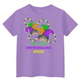 thumbnail image 3 of CCRFTGI Mardi Gras Shirt for Kids Girls Size 8 Cute Carnival Graphic Shirts Trendy Beads Tee Holiday Crewneck New Orleans Party Custume Tops Purple 11-12 Years, 3 of 3