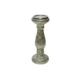 thumbnail image 1 of Sagebrook Home Porte-Bougie Craquelé Argenté 12 Pouces, 1 of 1