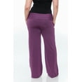 thumbnail image 3 of White Mark Women's Plus Size Solid Palazzo Pants, 3 of 5