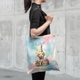 thumbnail image 4 of Happy Birthday Cute Puppy Golden Retriever with Cake Gifts Party Hat All Over Print 3D Canvas Tote Bag Goldens Dog Lover Gifts Idea Reusable Handbag - 00029, 4 of 5