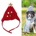 thumbnail image 3 of Lindo Mascota Gato Sombrero de Navidad Sombrero de Navidad Trajes de árboles Rojo S Yuyangstore Sombreros Lindos Del Gato, 3 of 8
