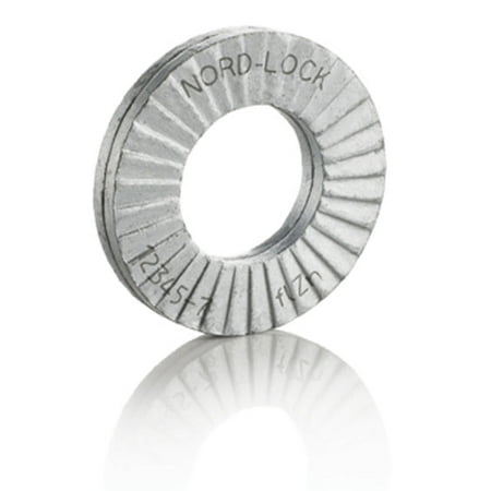 

Clipsandfasteners Inc 50 (25 Pair) 3/8 (10mm) Nord Lock Vibration Proof Lock Washers
