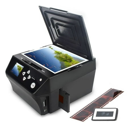 Slide Converter Scanner DIGITNOW Photo Scanner Film &Slide Multi-Function Scanner with HD 22MP, Convert 135Film/35mm slide/110Film/Photo/Document/Business Card to Digital JPG Files,Includes 8GB Memory Card! ()