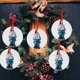 thumbnail image 1 of onlyliua Fin de Temporada Adornos para Árbol de Navidad con Colgante con Patrón Divertido de Papá Noel, 1 of 1