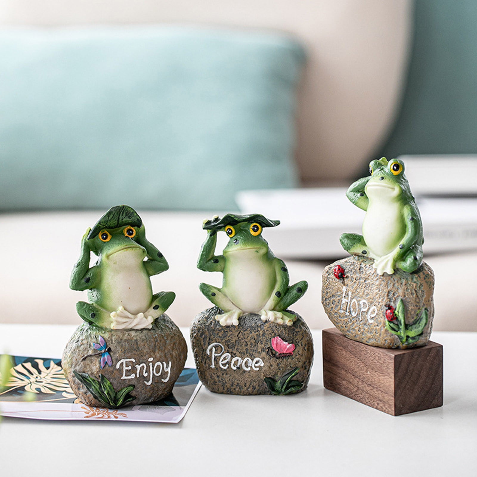 Mini Frogs, Mini Resin Frogs Bulk100/200 Pack, Garden Decoration Miniature  Home Decoration DIY Craft Accessories for Frog (100)