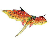 X Kites-76" Wingspan 3-d Kite: Green Dragon Multi-Colored