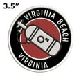 thumbnail image 2 of Virginia Beach, Virginia Scuba Flag O2 Tank 3.5 Inch Iron Or Sew On Embroidered Fabric Badge Patch Ocean Beach, Salt Life Iconic Series, 2 of 2
