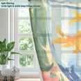 thumbnail image 4 of Yayeee Window Curtains Light Filtering 63"x52" Grommet Panel Pair Home Living Room Decor, Blue Goldfish Bowl, 4 of 7