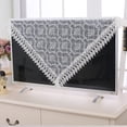 thumbnail image 3 of White Lace Tablecloth, Small Table Cloth, Embroidered Coffee Table Cover, Bedside Table Runner Home Bedside Nightstand Tabletop Decoration, 3 of 4