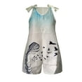 thumbnail image 4 of Ichuanyi Womens Fashion Retro Overalls Rompers Printed Suspender Jumpsuit Pants, 4 of 7