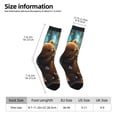 thumbnail image 5 of Yiaed Cute Butterfly Bear Print Great elasticity Crew Socks Sports socks for Men and Women, 5 of 5