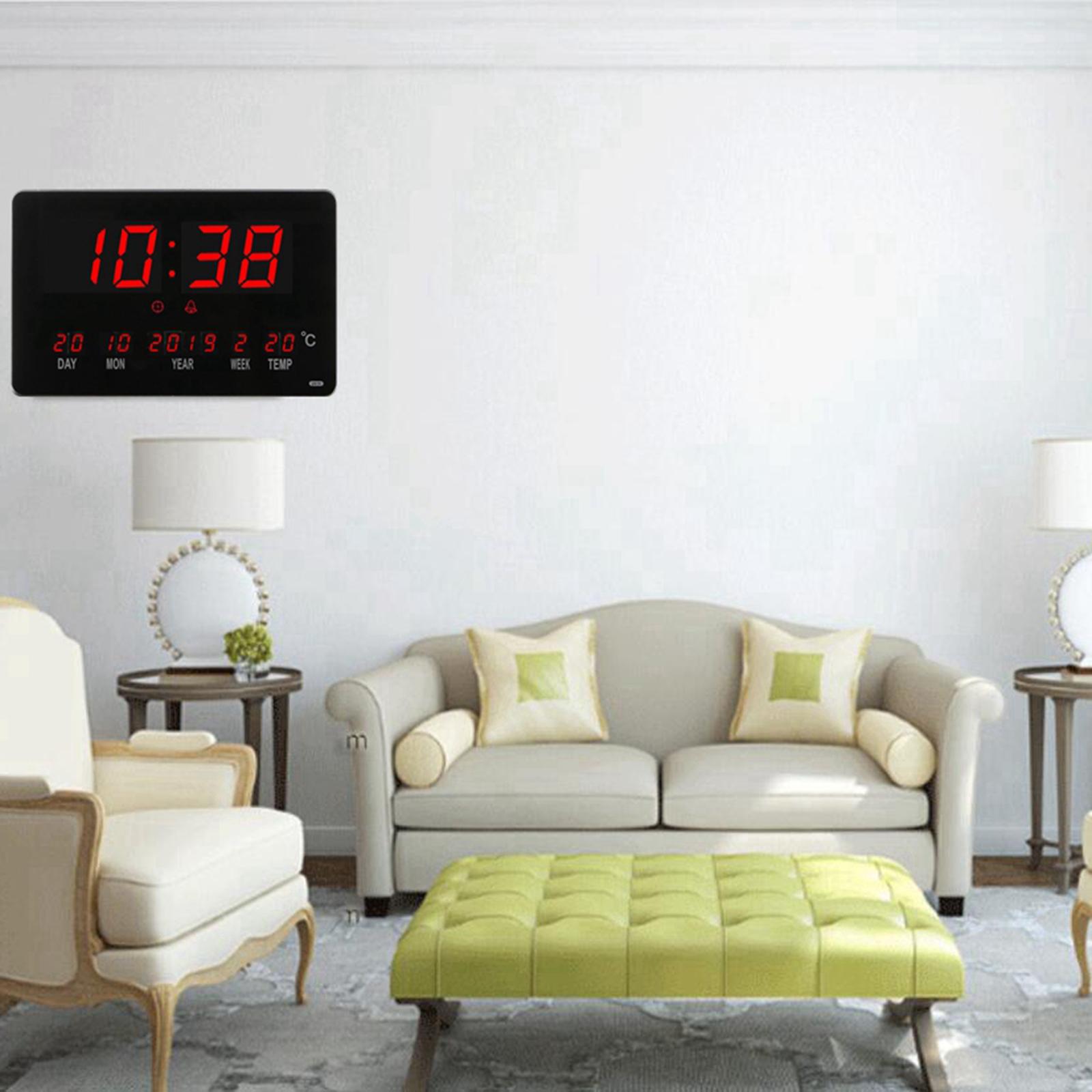 Axioma Homyl Desk Digital Alarm Clock Display Calender Temperature Bedroom Bedside