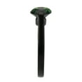 thumbnail image 4 of Black Stainless Steel Ring with Synthetic in Emerald for Women Emerald Stone Color Style TK3738 Size 8, 4 of 5