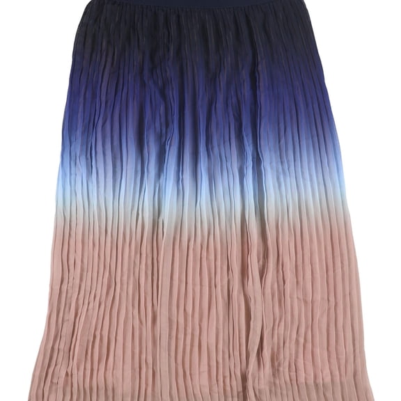 Alfani Womens Pleated Midi Skirt, Multicoloured, Medium