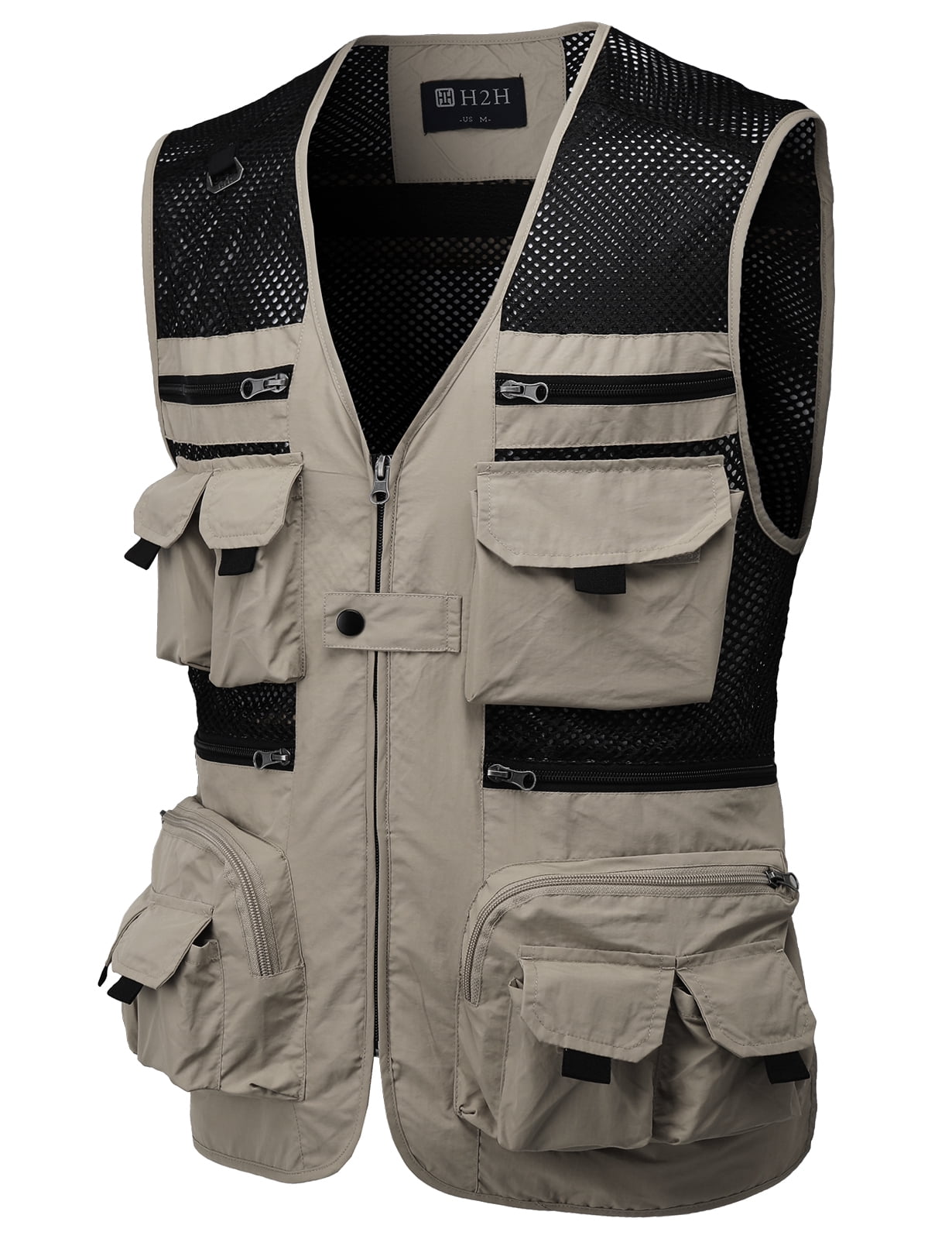 H2H Mens Active Fishing Vests Quick Dry Breathable Nepal