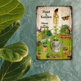 thumbnail image 4 of Garden Sign Garden Decor Retro Metal Garden Signs Plant A Garden Sign Outdoor Garden Art Wall Decor Funny Garden Signs Courtyard Rustic Garden Decoration Fence Decoration Gardening Gifts For Women, 4 of 7