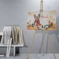 thumbnail image 4 of Happy Thanksgiving Yorkshire Terrier with Turkey Pumpkins Autumn Vibes Horizontal Matte Canvas Poster Yorkie Dog Lover Gifts Wall Art Home Decor - 12018, 4 of 5