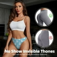 thumbnail image 4 of Thongs for Women - Skating Poodle Fun No Show Seamless Womens Thongs Underwear, Soft Stretch G String Thongs for Women,Cuteness Ladies Thong Bikini Panties Briefs, 4 of 5