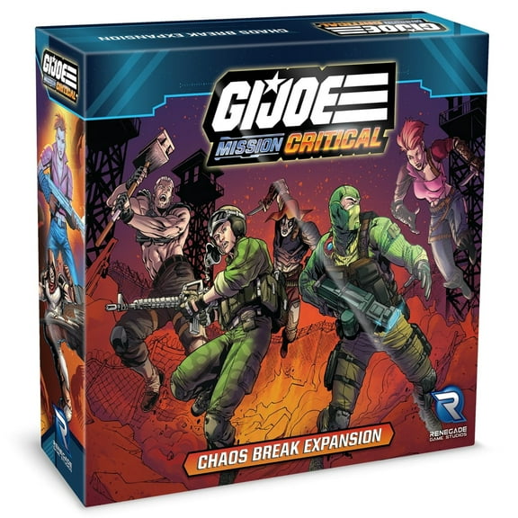 G.I. JOE Mission Critical: Chaos Break Expansion - RPG Game, Dreadnoks Biker Gang, Ages 14 , 2-5 Players, 45-60 Min