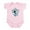 Petal Pink, variant on CafePress - Aspen Mountain Infant Bodysuit - Baby Light Bodysuit, Size Newborn - 24 Months