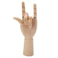 thumbnail image 1 of Wood Hand,Wooden Hand Model Movable Drawing Mannequin Mannequin Hand Professionally Tested, 1 of 14